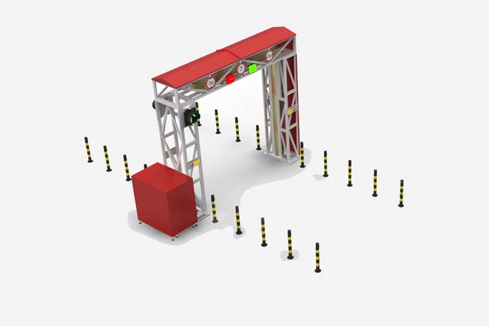 通過(guò)式小型車(chē)輛檢測系統【自行式】