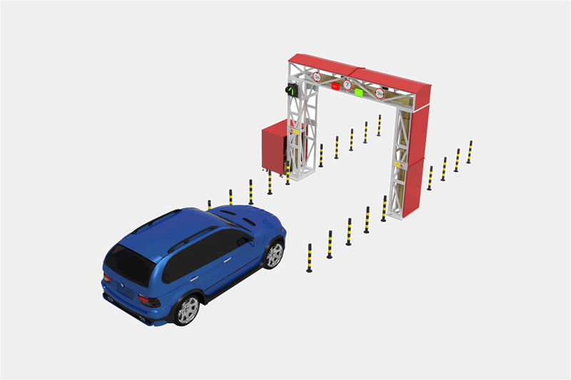 通過(guò)式小型車(chē)輛檢測系統【自行式】